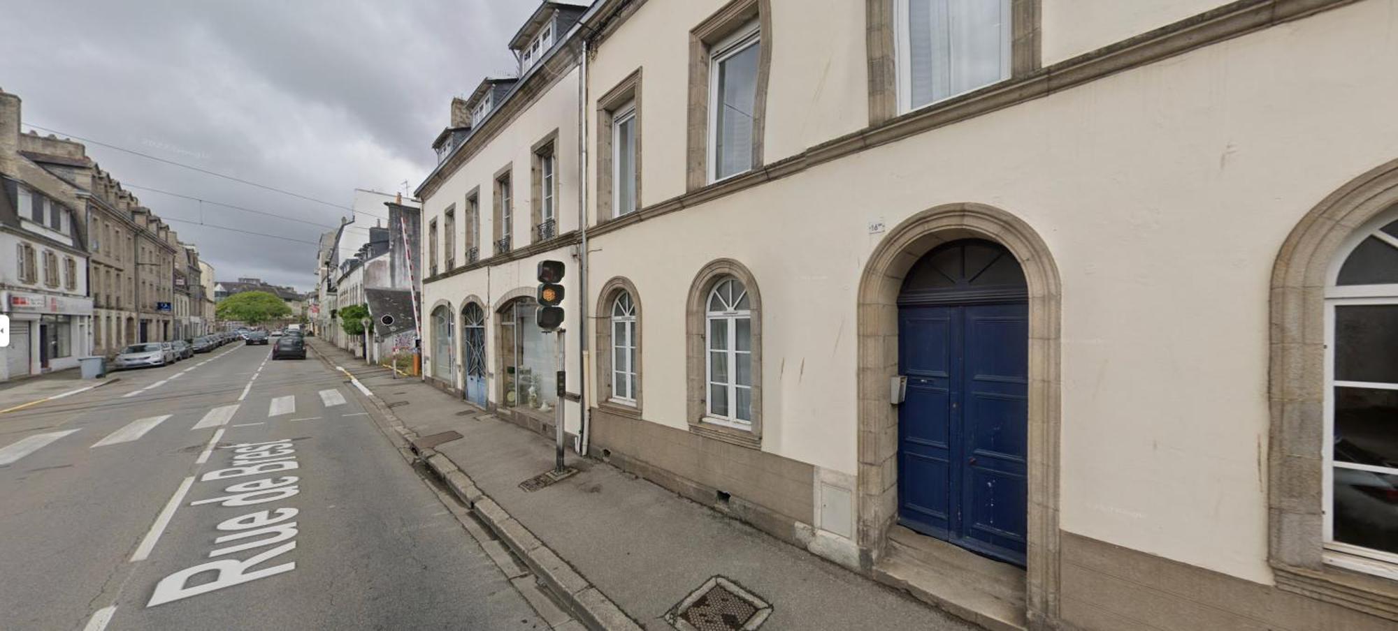 Le Noir Bois Et Blanc - Studio - Wifi - Centre Ville - Entree Autonome Quimper Luaran gambar